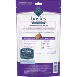 Blue Buffalo Basics Skin & Stomach Care Grain-Free Formula Turkey & Potato Recipe Adult Dry Dog Food & Blue Buffalo Basics Skin & Stomach Care Biscuits Turkey & Potato Dog Treats -Cozy Paws 292686 PT6. AC SS1800 V1646346465
