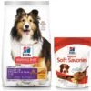 Hill's Science Diet Adult Sensitive Stomach & Sensitive Skin Chicken Recipe Dry Dog Food & Hill's Natural Soft Savories With Peanut Butter & Banana Dog Treats -Cozy Paws 293202 MAIN. AC SS1800 V1639090598