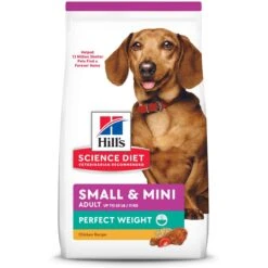 Hill's Science Diet Adult Perfect Weight Small & Mini Chicken Recipe Dry Dog Food & Hill's Science Diet Adult Perfect Weight Hearty Vegetable & Chicken Stew Canned Dog Food -Cozy Paws 293220 PT1. AC SS1800 V1693256185