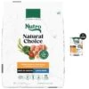Nutro Natural Choice Large Breed Adult Chicken & Brown Rice Recipe Dry Dog Food & Nutro Hearty Stew Tender Chicken, Carrot & Pea Stew Grain-Free Canned Adult Wet Dog Food