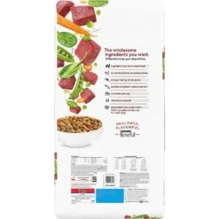 Purina Beneful Originals With Farm-Raised Beef Real Meat Dog Food & Milk-Bone Original Large Biscuit Dog Treats -Cozy Paws 293518 PT2. AC SS1800 V1620092820