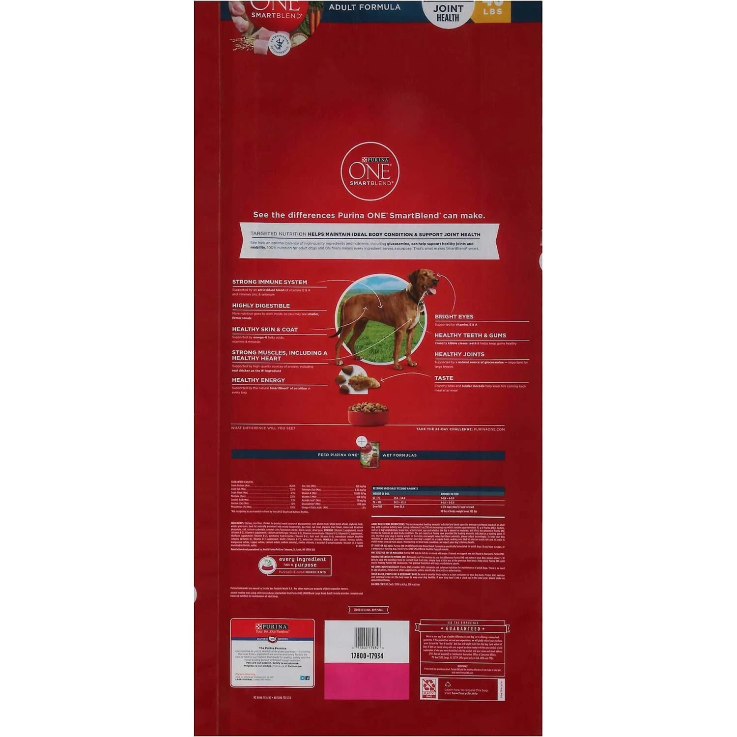 Purina ONE Natural Large Breed +Plus Formula Dry Dog Food & Milk-Bone Original Large Biscuit Dog Treats 5 Purina ONE Natural Large Breed +Plus Formula Dry Dog Food & Milk-Bone Original Large Biscuit Dog Treats - Image 3