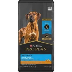 Purina Pro Plan Adult Large Breed Shredded Blend Chicken & Rice Formula Dry Dog Food & Milk-Bone Original Large Biscuit Dog Treats -Cozy Paws 293574 PT1. AC SS1800 V1620092241