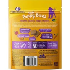Purina Pro Plan Puppy Shredded Blend Chicken & Rice Formula With Probiotics Dry Dog Food & Wellness Soft Puppy Bites Lamb & Salmon Recipe Grain-Free Natural Dog Treats -Cozy Paws 293678 PT6. AC SS1800 V1620080548