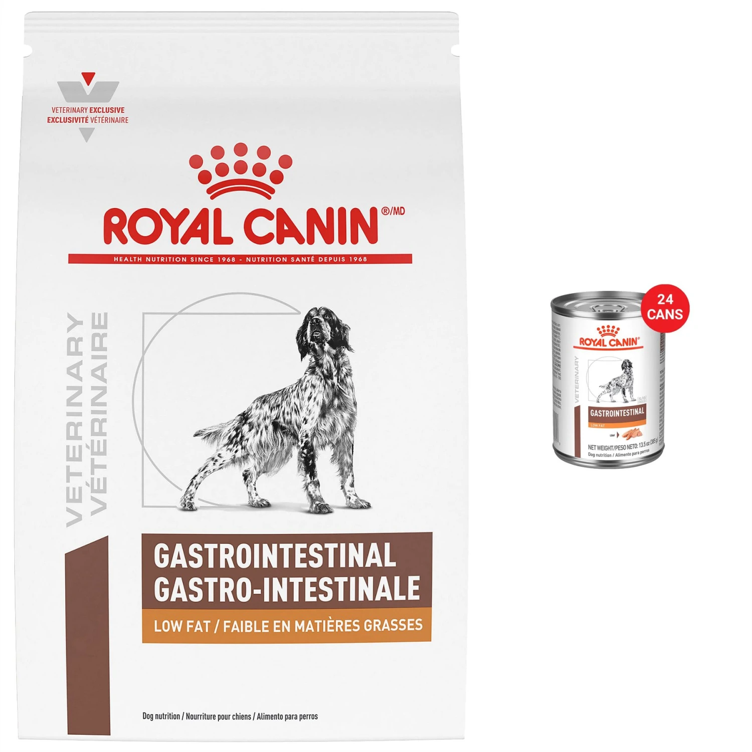 Royal Canin Veterinary Diet Adult Gastrointestinal Low Fat Loaf Canned Dog Food & Royal Canin Veterinary Diet Adult Gastrointestinal Low Fat Dry Dog Food 3 Royal Canin Veterinary Diet Adult Gastrointestinal Low Fat Loaf Canned Dog Food & Royal Canin Veterinary Diet Adult Gastrointestinal Low Fat Dry Dog Food
