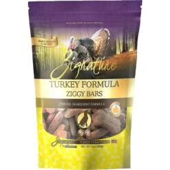 Zignature Turkey Limited Ingredient Formula Dry Dog Food & Zignature Turkey Formula Ziggy Bars Biscuit Dog Treats -Cozy Paws 294252 PT4. AC SS1800 V1620228434