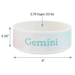 Frisco Watercolors Ceramic Personalized Dog Bowl -Cozy Paws 296664 PT1. AC SS1800 V1642024496