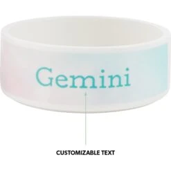 Frisco Watercolors Ceramic Personalized Dog Bowl -Cozy Paws 296664 PT6. AC SS1800 V1625860864