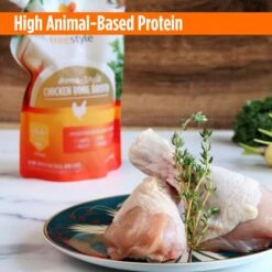Nulo FreeStyle Grain-Free Home-Style Chicken Bone Broth Dog & Cat Topper, 20-oz Pouch 14 Nulo FreeStyle Grain-Free Home-Style Chicken Bone Broth Dog & Cat Topper, 20-oz Pouch -Cozy Paws 297529 PT4. AC SS1800 V1665527157
