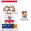 Hill's Science Diet Adult 7+ Small Bites Chicken Meal, Barley & Rice Recipe Dry Dog Food & Hill's Science Diet Adult 7+ Chicken & Barley Entree Canned Dog Food -Cozy Paws 298084 MAIN. AC SS1800 V1693256185