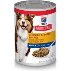 Hill's Science Diet Adult 7+ Small Bites Chicken Meal, Barley & Rice Recipe Dry Dog Food & Hill's Science Diet Adult 7+ Chicken & Barley Entree Canned Dog Food -Cozy Paws 298084 PT4. AC SS1800 V1693256185