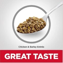 Hill's Science Diet Adult 7+ Small Bites Chicken Meal, Barley & Rice Recipe Dry Dog Food & Hill's Science Diet Adult 7+ Chicken & Barley Entree Canned Dog Food -Cozy Paws 298084 PT6. AC SS1800 V1621293444