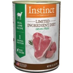 Instinct Limited Ingredient Diet Grain-Free Recipe With Real Lamb Freeze-Dried Raw Coated Dry Dog Food & Instinct Limited Ingredient Diet Grain-Free Real Lamb Recipe Wet Canned Dog Food -Cozy Paws 298140 PT3. AC SS1800 V1621303344