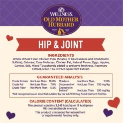Old Mother Hubbard By Wellness Mother's Solutions Hip & Joint Natural Oven-Baked Biscuits Dog Treats & Wellness CORE Bowl Boosters Joint Health Adult Dry Dog Food Topper, 4-oz Bag -Cozy Paws 298362 PT6. AC SS1800 V1703195407