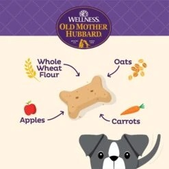Old Mother Hubbard By Wellness Mother's Solutions Hip & Joint Natural Oven-Baked Biscuits Dog Treats & Wellness CORE Bowl Boosters Joint Health Adult Dry Dog Food Topper, 4-oz Bag -Cozy Paws 298362 PT7. AC SS1800 V1703195408