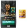 Purina Pro Plan Puppy Toy Breed Chicken & Rice Formula Dry Dog Food & Wellness Soft Puppy Bites Lamb & Salmon Recipe Grain-Free Natural Dog Treats -Cozy Paws 298462 MAIN. AC SS1800 V1623203573