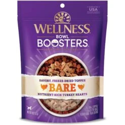 Wellness CORE Grain-Free Small Breed Turkey & Chicken Recipe Dry Dog Food & Wellness CORE Bowl Boosters Bare Turkey Freeze-Dried Dog Food Mixer Or Topper -Cozy Paws 298700 PT5. AC SS1800 V1703195471