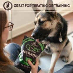 Wellness CORE Grain-Free Senior Deboned Turkey Recipe Dry Dog Food & Wellness CORE Healthy Joints Beef Grain-Free Crunchy Dog Treats -Cozy Paws 298710 PT6. AC SS1800 V1621991246