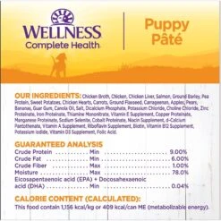 Wellness Small Breed Complete Health Puppy Turkey, Oatmeal & Salmon Meal Recipe Dry Dog Food & Wellness Complete Health Just For Puppy Canned Dog Food -Cozy Paws 298748 PT2. AC SS1800 V1691425678