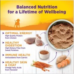 Wellness Small Breed Complete Health Puppy Turkey, Oatmeal & Salmon Meal Recipe Dry Dog Food & Wellness Complete Health Just For Puppy Canned Dog Food -Cozy Paws 298748 PT3. AC SS1800 V1691425675