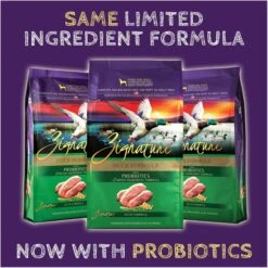 Zignature Duck Limited Ingredient Formula Dry Dog Food & Zignature Duck Formula Ziggy Bars Biscuit Dog Treats -Cozy Paws 298856 PT2. AC SS1800 V1674234739