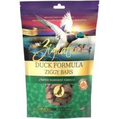 Zignature Duck Limited Ingredient Formula Dry Dog Food & Zignature Duck Formula Ziggy Bars Biscuit Dog Treats -Cozy Paws 298856 PT5. AC SS1800 V1674163540
