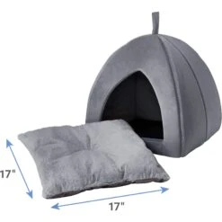 Frisco Tent Covered Cat & Dog Bed -Cozy Paws 300634 PT2. AC SS1800 V1641419254