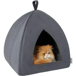 Frisco Tent Covered Cat & Dog Bed -Cozy Paws 300634 PT3. AC SS1800 V1641337306