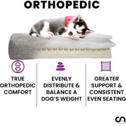 Club Nine Pets Metro Orthopedic Cat & Dog Bed -Cozy Paws 301290 PT4. AC SS1800 V1695658922