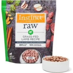 Instinct Bites Lamb Recipe Grain-Free Grass-Fed Raw Frozen Dog Food