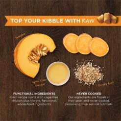 Instinct Boost Mixers Gut Health Recipe Grain-Free Frozen Dog Food Topper -Cozy Paws 301679 PT6. AC SS1800 V1622150557