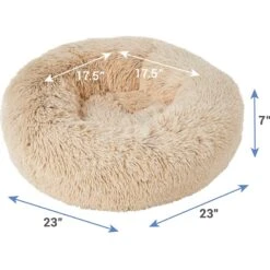 Frisco Eyelash Cat & Dog Bolster Bed & Frisco Eyelash Cat & Dog Bolster Bed -Cozy Paws 302450 PT2. AC SS1800 V1623034357