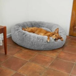 Frisco Eyelash Cat & Dog Bolster Bed & Frisco Eyelash Cat & Dog Bolster Bed -Cozy Paws 302450 PT8. AC SS1800 V1623052665