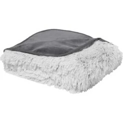 Frisco Eyelash Cat & Dog Bolster Bed & Frisco Eyelash Cat & Dog Blanket -Cozy Paws 303412 PT6. AC SS1800 V1623048440