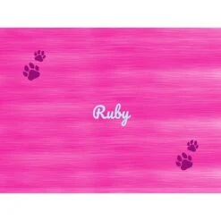 Frisco Personalized Heathered Sherpa Cat & Dog Blanket, 30" X 40" -Cozy Paws 303838 PT4. AC SS1800 V1637610279
