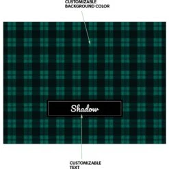 Frisco Personalized Plaid Soft Fleece Cat & Dog Blanket, 30" X 40" -Cozy Paws 303999 PT3. AC SS1800 V1637609189