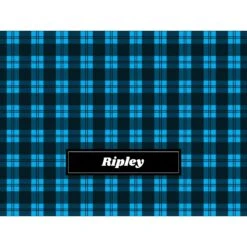 Frisco Personalized Plaid Soft Fleece Cat & Dog Blanket, 30" X 40" -Cozy Paws 303999 PT4. AC SS1800 V1637610236