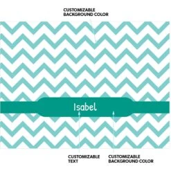 Frisco Personalized Subtle Chevron Soft Fleece Cat & Dog Blanket, 30" X 40" -Cozy Paws 304003 PT3. AC SS1800 V1637609187