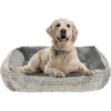 HappyCare Textiles Reversible Rectangle Cordurory Cat & Dog Bed