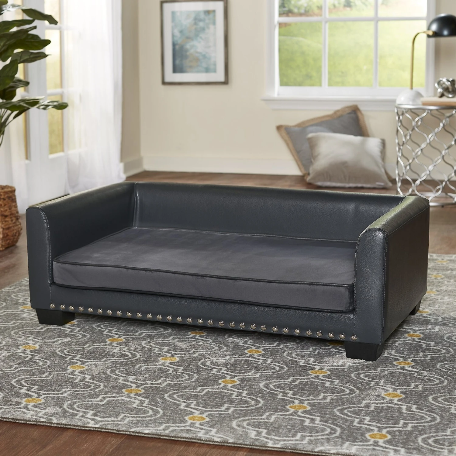 Enchanted Home Pet Chaz Sofa Cat & Dog Bed With Removable Cover 4 Enchanted Home Pet Chaz Sofa Cat & Dog Bed With Removable Cover - Image 2