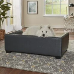 Enchanted Home Pet Chaz Sofa Cat & Dog Bed With Removable Cover 13 Enchanted Home Pet Chaz Sofa Cat & Dog Bed With Removable Cover -Cozy Paws 305363 PT2. AC SS1800 V1623249805