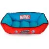 Buckle-Down Captain America Bolster Dog Bed