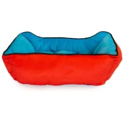Buckle-Down Captain America Bolster Dog Bed -Cozy Paws 306920 PT2. AC SS1800 V1626990132
