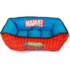 Buckle-Down Spider-Man Bolster Dog Bed -Cozy Paws 306922 MAIN. AC SS1800 V1626992209