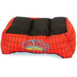 Buckle-Down Spider-Man Bolster Dog Bed -Cozy Paws 306922 PT3. AC SS1800 V1626990988
