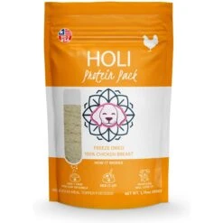 HOLI Chicken Breast Protein Pack Grain-Free Freeze-Dried Dog Food Topper -Cozy Paws 308499 PT1. AC SS1800 V1693941167