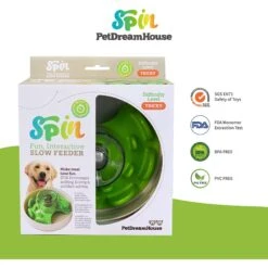 Pet Dream House SPIN Tricky Level UFO Maze Non-Skid Plastic Interactive Slow Feeder Dog Bowl 13 Pet Dream House SPIN Tricky Level UFO Maze Non-Skid Plastic Interactive Slow Feeder Dog Bowl -Cozy Paws 308748 PT8. AC SS1800 V1627509773