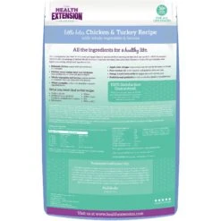 Health Extension Little Bites Grain-Free Chicken & Turkey Recipe Dry Dog Food -Cozy Paws 308788 PT1. AC SS1800 V1625006308
