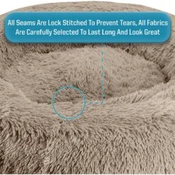 Canine Creations Donut Orthopedic Bolster Dog Bed -Cozy Paws 311041 PT5. AC SS1800 V1638311574