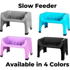 Fluff Trough Binge Blocker Elevated Dog & Cat Slow Feeder -Cozy Paws 311088 PT3. AC SS1800 V1625877086